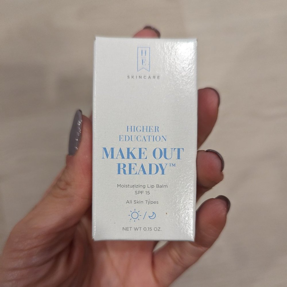 Higher Education Skincare MAKE OUT READY Vegan Lip Balm SPF 15